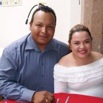 José Luis Perdomo con su esposa