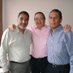José Paz, Lic. René Ruelas y Ernesto Luna