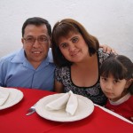 Urbano Martínez y familia